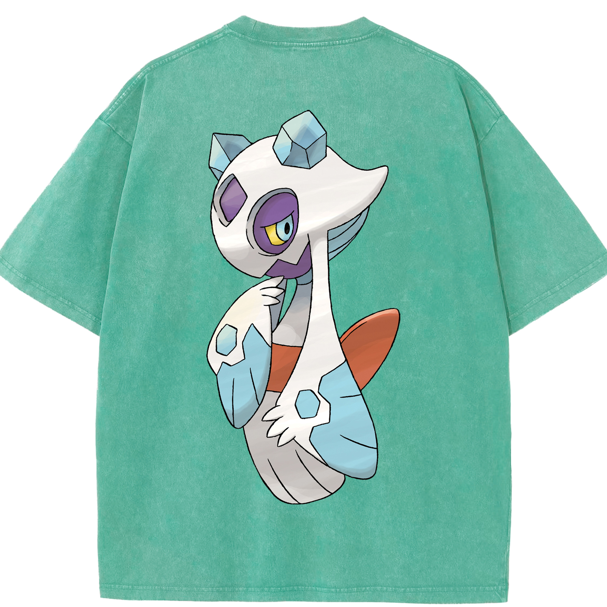 （画像用） ポケットモンスター Pokémon 綿100% ヴィンテージ風 半袖Tシャツ（背面プリント）